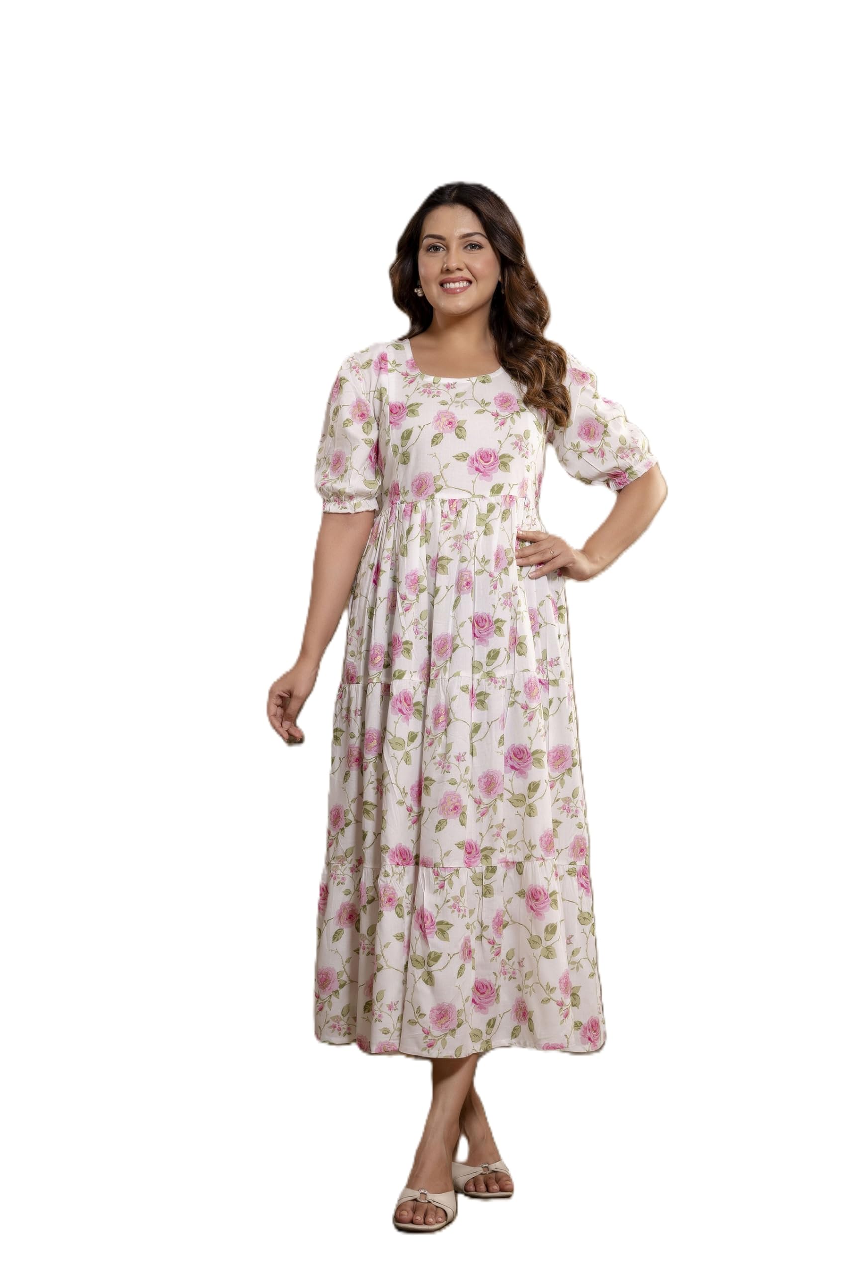 Biffy Women's Rayon Anarkali Maternity Kurti – Stylish, Breathable, and Comfy Designs to Support You Through Every Beautiful Stage of Motherhood-picture-15
