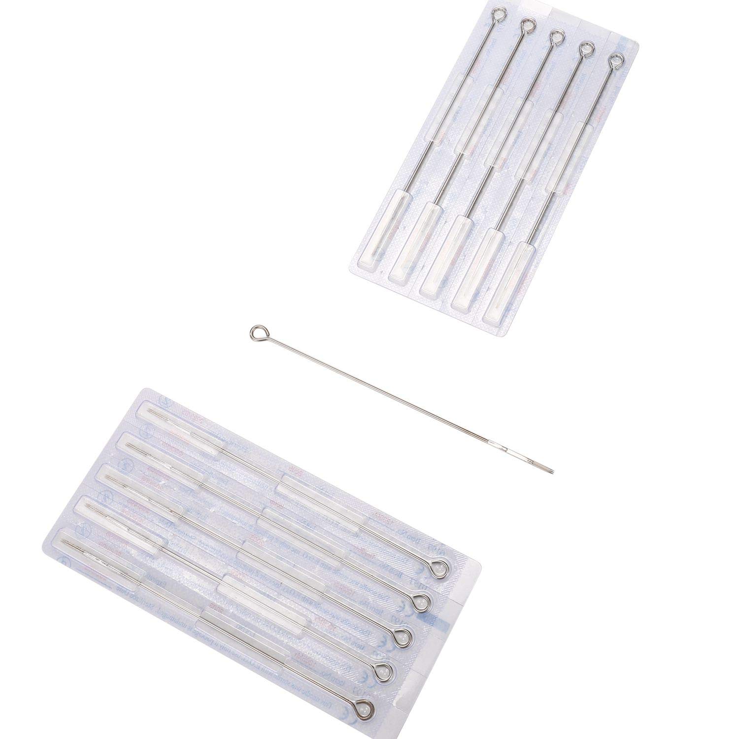 Tattoo Needles,50pcs Disposable Bugpin Needles Premium Quality Tattoo Needle Liners 7RL Tattoo Needles 7 Round Liner (7RL)