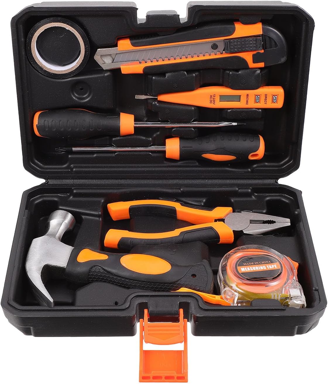 8pcs Portable Hand Tool Combination Kit for Home DIY Repairs