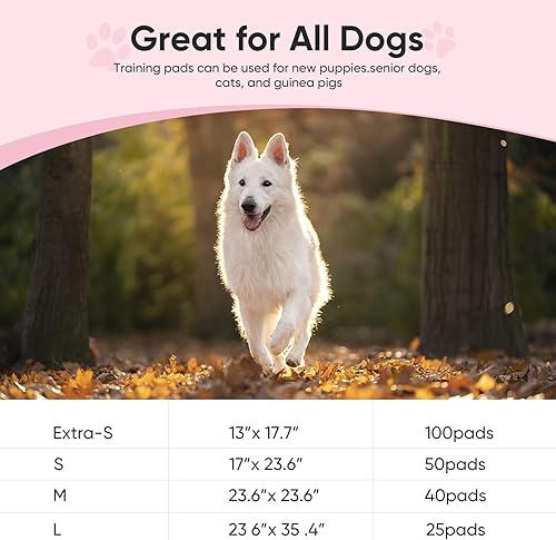 Miniatura 4 de Almohadilla de entrenamiento súper absorbente a prueba de fugas para perros y cachorros, almohadillas desechables para cachorros (18 x 24 pulgadas,