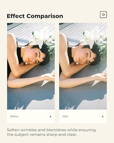 Vista 5 de K&F Concept Filtro negro de difusión 1/8 de 3.031 in, filtro de efecto cinematográfico de ensueño de niebla para video/vlog/fotografía de retrato