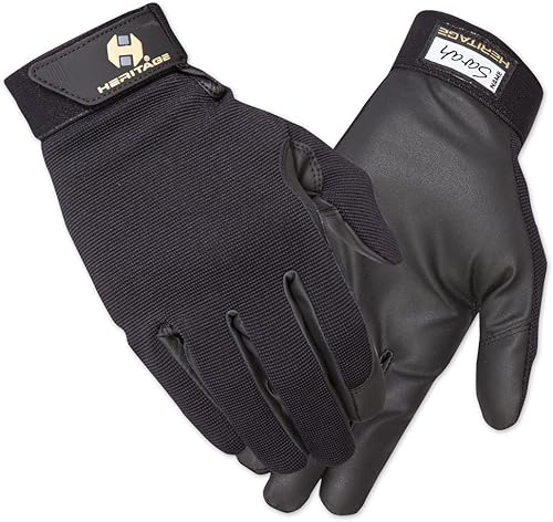 Miniatura 5 de Heritage guante de desempeño Black, Leopard, Brown, Burgundy, Dark Grey, Gallop, Horseshoes, Navy, Pink, Purple