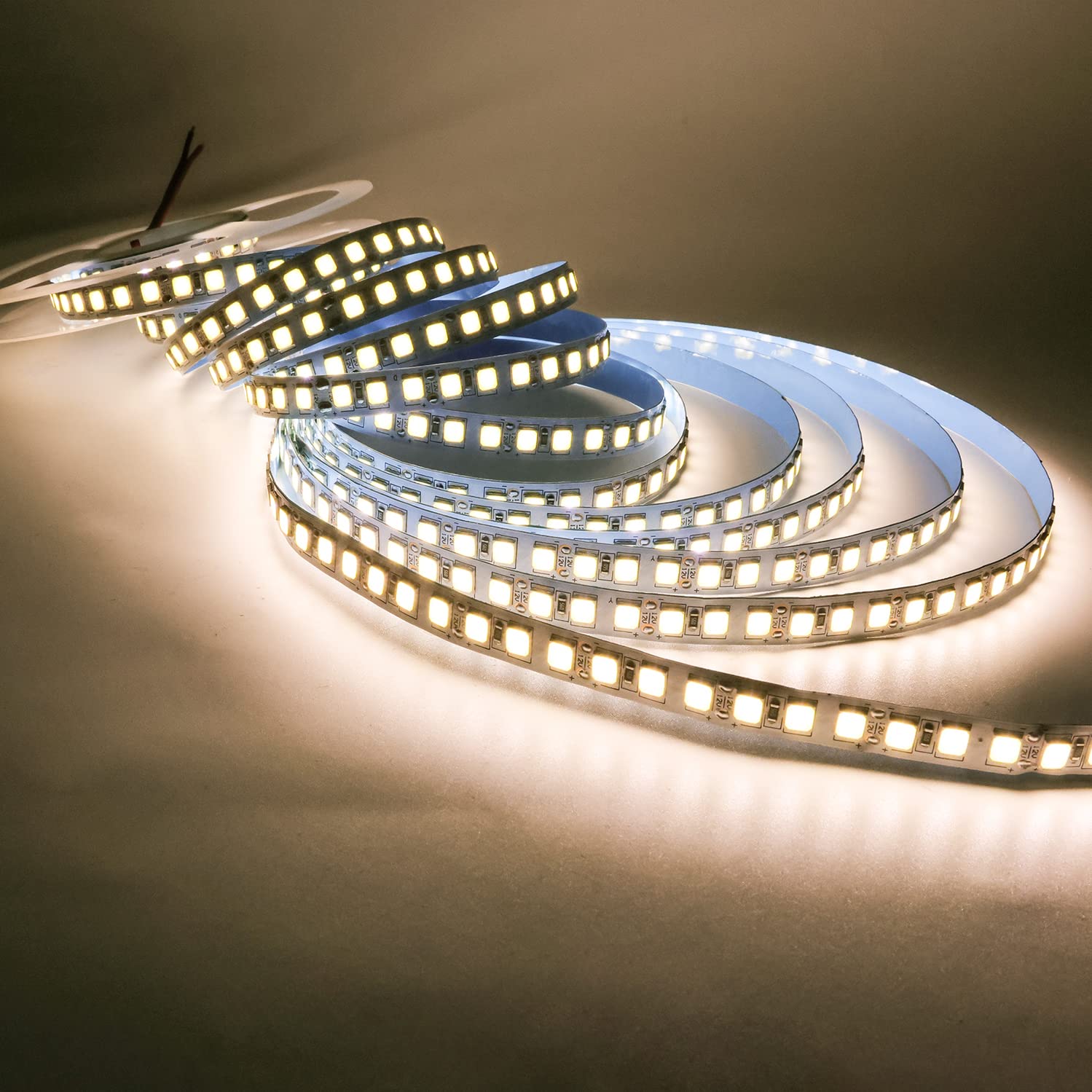 Ruban Led Néon, Bande Led Dc 12V 5M 120 Leds-M Total 600 Leds 6000K Blanc Ip65 Étanche Bandes