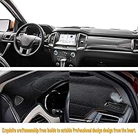 Vista 5 de Alfombrilla para tablero de instrumentos personalizada antideslizante compatible con Ford Ranger 2019 2020 2021 2022