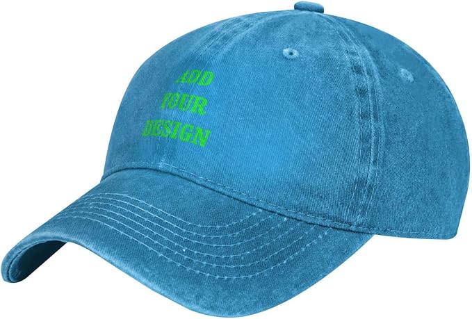 Cappello da Cowboy Personalizzato e Personalizzato Casquette per Unisex  Uomini Donne Adulti Cappello da Baseball Lavato Personalizzato Regolabile :  Amazon.it: Abbigliamento