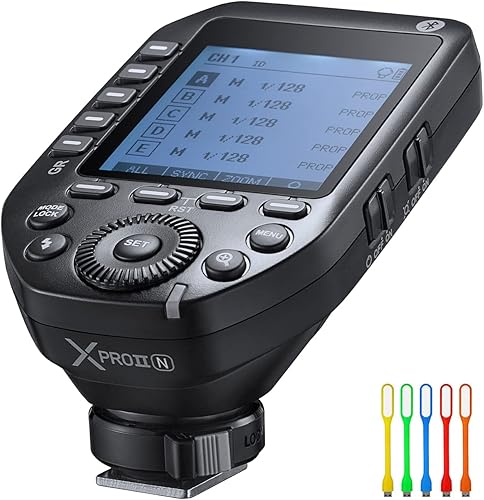 Godox XProII XProII-N XProIIN TTL 2.4G Disparador de flash inalámbrico para cámaras Nikon, HSS 18000s, control de aplicación GodoxPhoto, nuevo