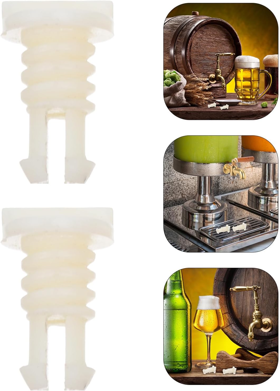Beer Keg Air Release Valve for Home Bars 4pcs Plastic, Pressure Control