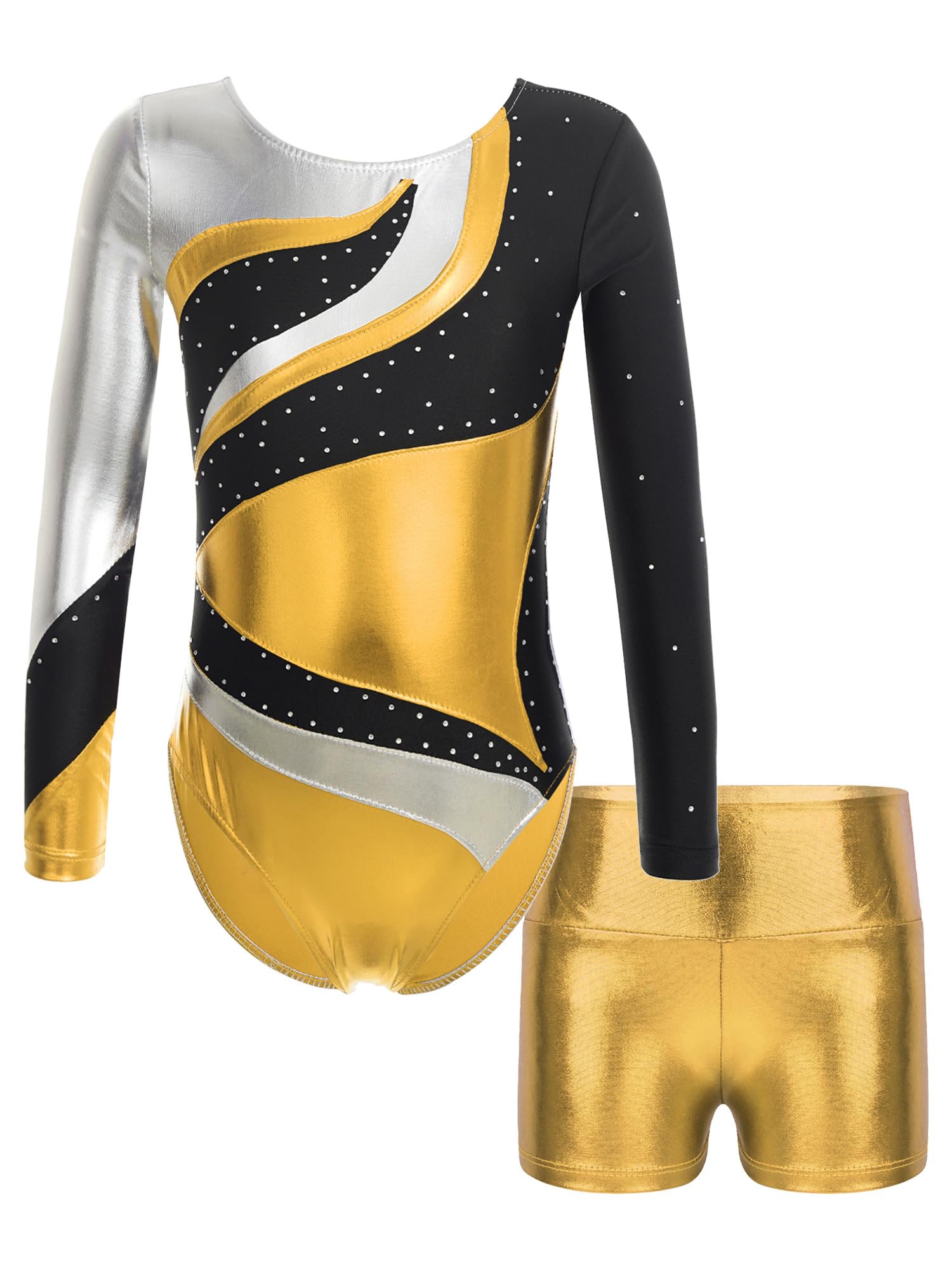 Winying Enfants Filles Paillettes Robe De Danse Lyrique