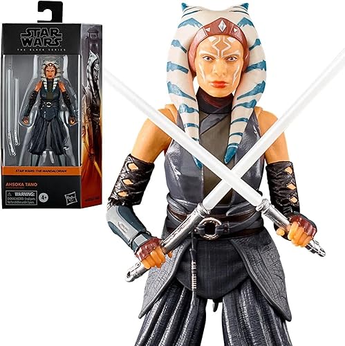 Miniatura 6 de STAR WARS The Black Series Ahsoka Tano Toy - Figura de acción coleccionable de The Mandalorian de 6 pulgadas, juguetes para niños a partir de 4 años