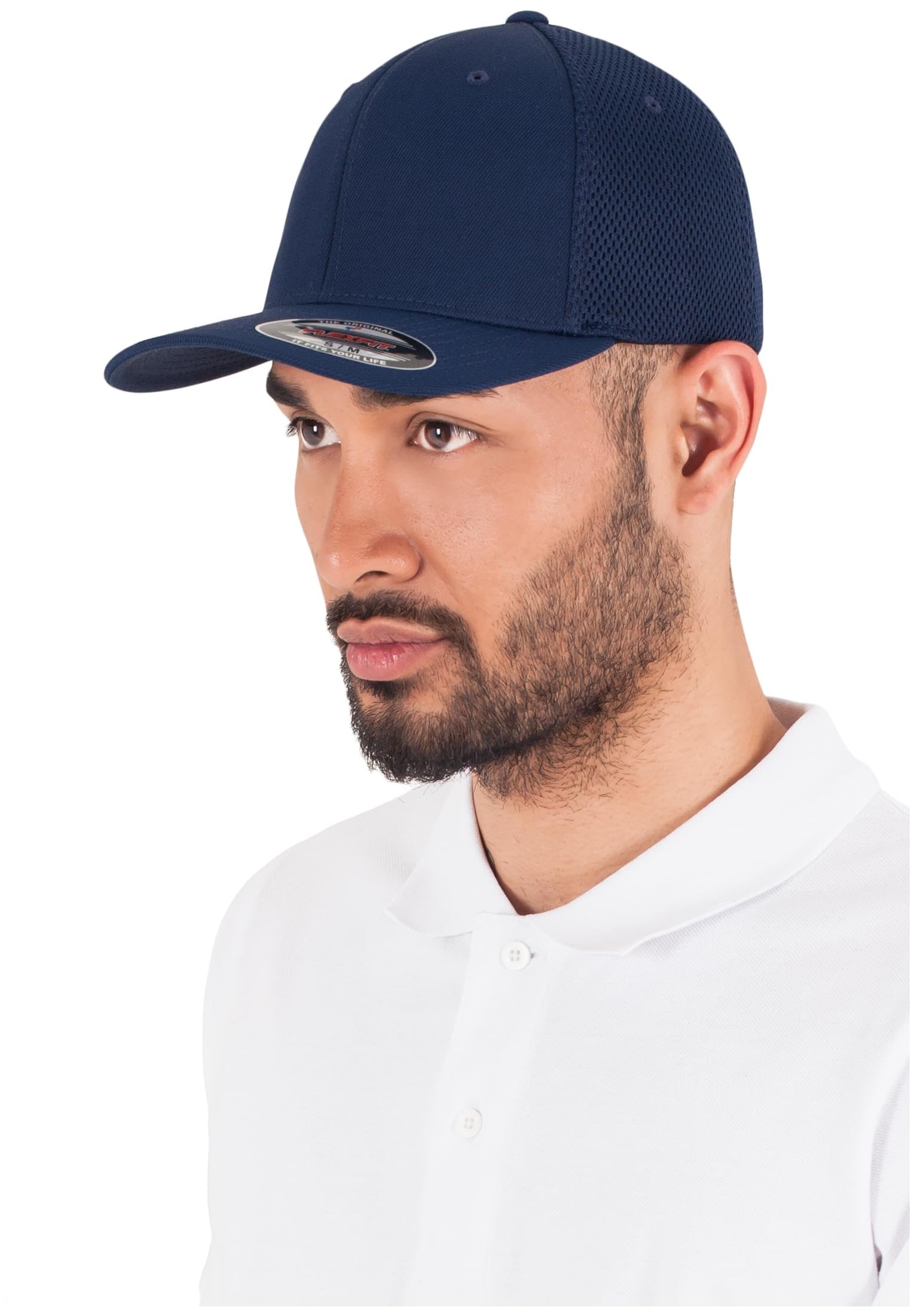Flexfit Erwachsene Mütze Tactel Mesh, Navy S/M