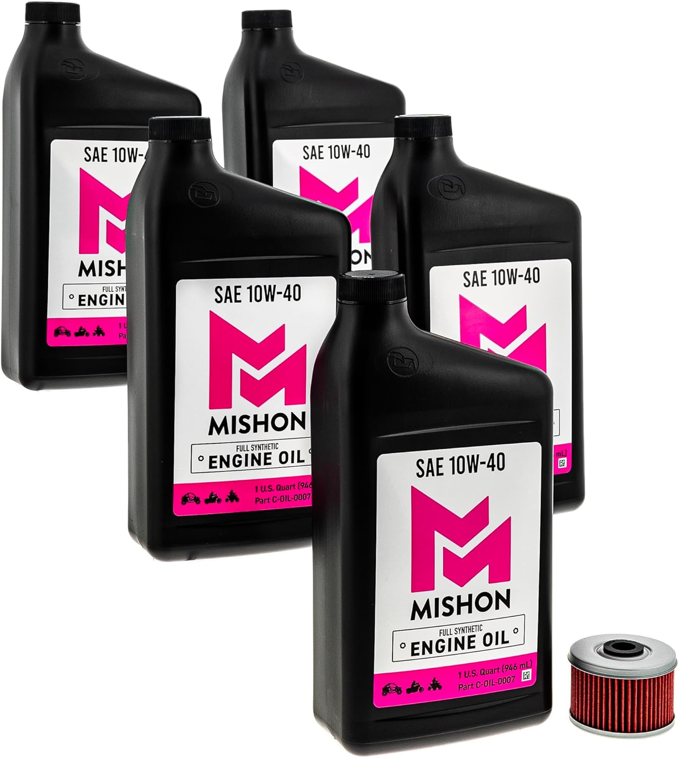 MISHON Engine Oil Change Kit for Honda Foreman Rubicon 500 TRX500 FE FM