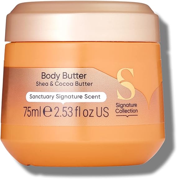 Sanctuary Spa Body Butter, Cream Moisturiser with Shea Butter, Vegan