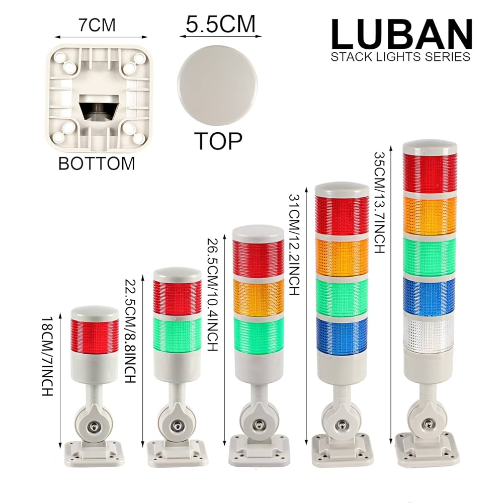 Amazon.com: LUBAN Led Signal Tower Stack Lights, Industrial
