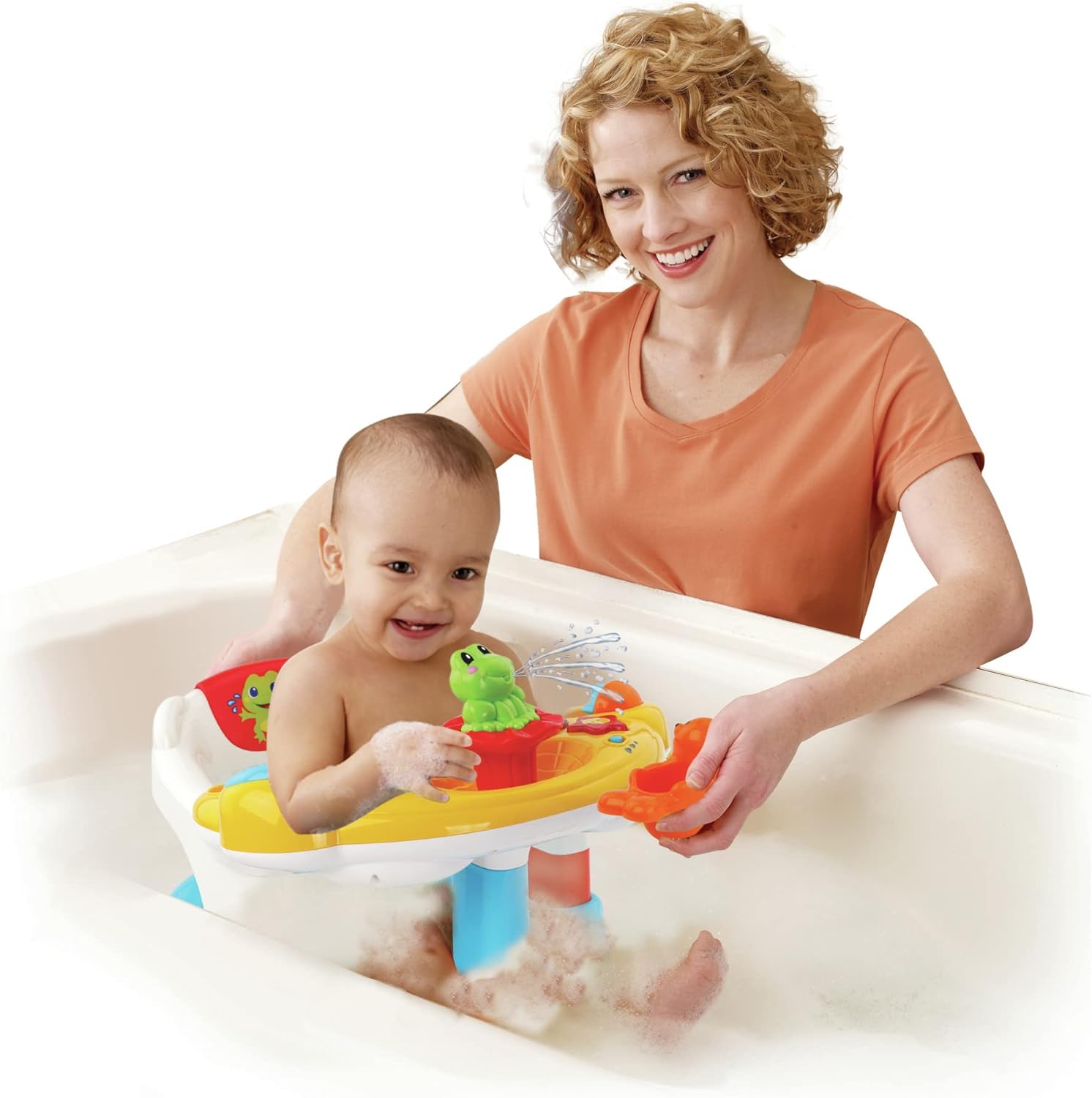 Vtech Super Siege 2 En 1 Baby Premier Age Jouet De Bain 80 Multicolore Version Fr Amazon Fr Jeux Et Jouets