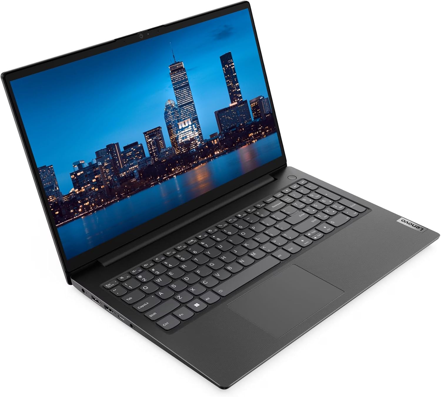 Lenovo V15 Business Laptop, 15.6" FHD LED Laptop Computer,16GB RAM 1.5TB Storage (1TB SSD+512GB Docking Station Set), AMD Ryzen 7 7730U (8-Core), Windows 11, HDMI, SageNova Earphones, Black
