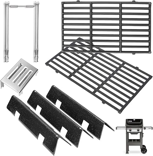 Miniatura 26 de Piezas de parrilla para Weber Spirit 2 Piezas de parrilla GS4 Spirit II E210 S210 E220 S220, repuesto para barras aromatizantes Weber GS4 Spirit 2