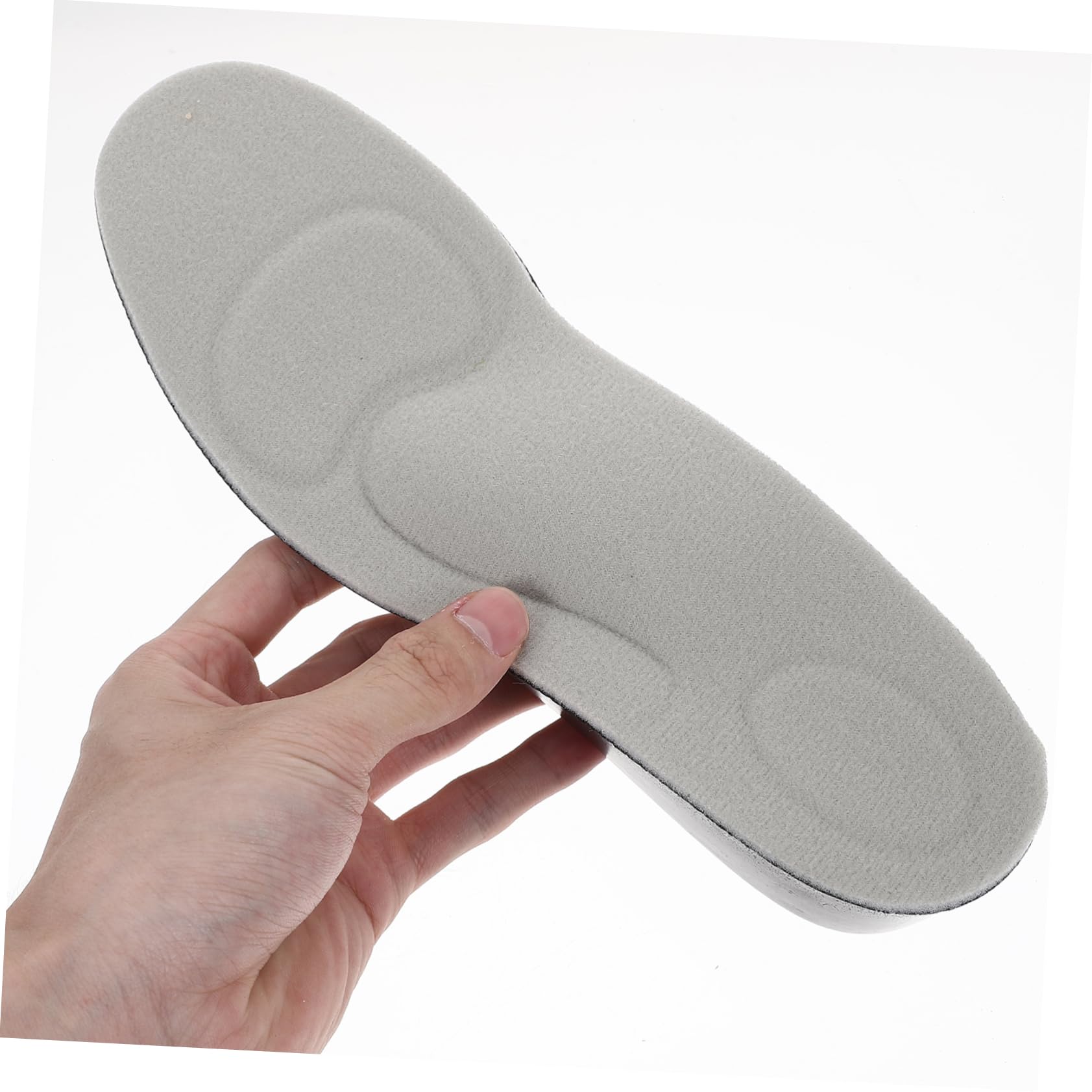 FOMIYES 3 Paar Schuheinlagen Für Damen 3 5 Cm Zur Erhöhung Der Körpergröße Einlegesohle Fußgewölbeunterstützung Zuschneidbar Länge 26 Cm Größe Eu 34–40 Grau