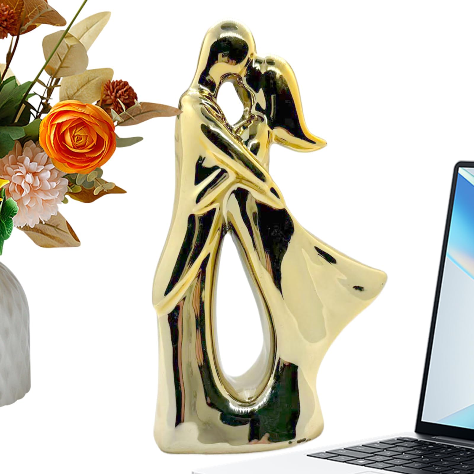 Decoración de Mesa del día de San Valentín, Escultura Decorativa Figura de Pareja | Suministros para Fiestas románticas, decoración de estantes para Sala de Estar, Dormitorio