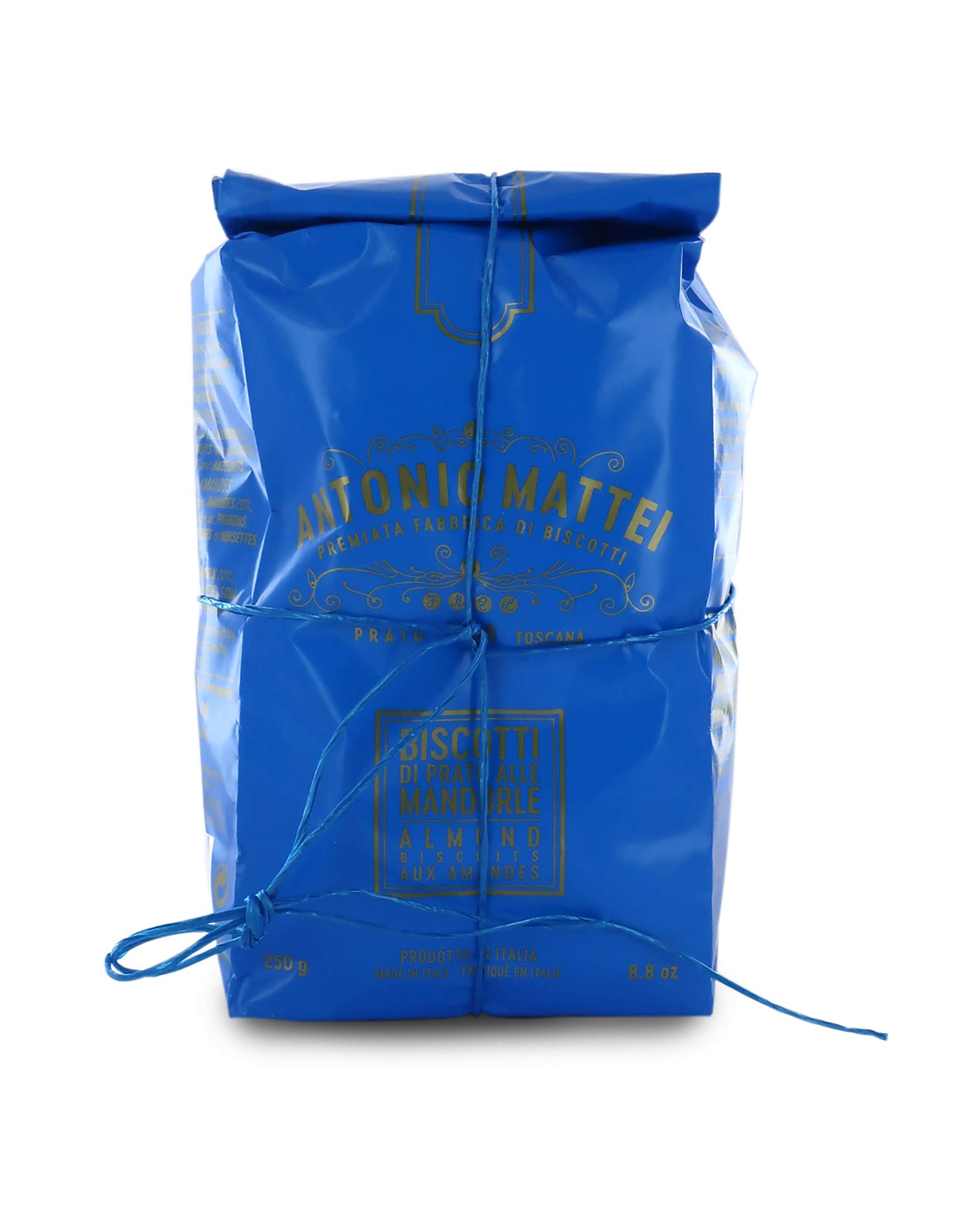 Biscotti di Prato alle Mandorle, Cantucci Classici alle Mandorle e Pinoli, Sacchetto 250g x 12