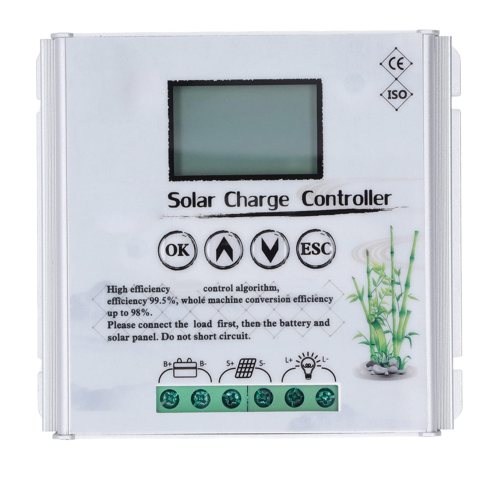 YWBL-WH Regolatore di Carica Ibrido Solare Eolico 12V 24V, Controller (20A)