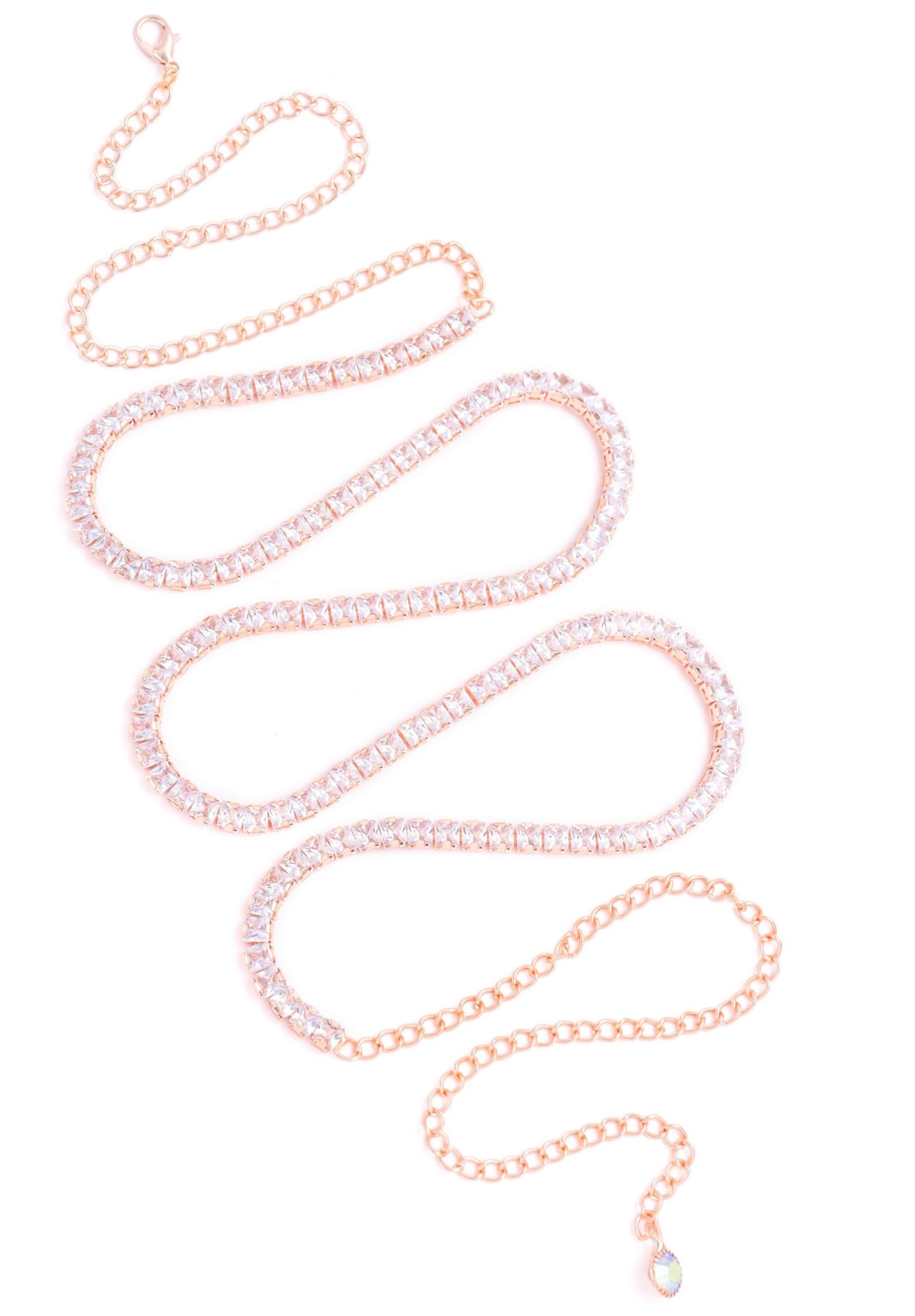 VAMA FASHIONS AD Stone Rose Gold Sexy Body Waist Belt Hip belly Chain karddhani Kamar bandh Saree Vaddanam Kamarband for women & Girls (B0D17HT8G2) Amazon Price History, Amazon Price Tracker
