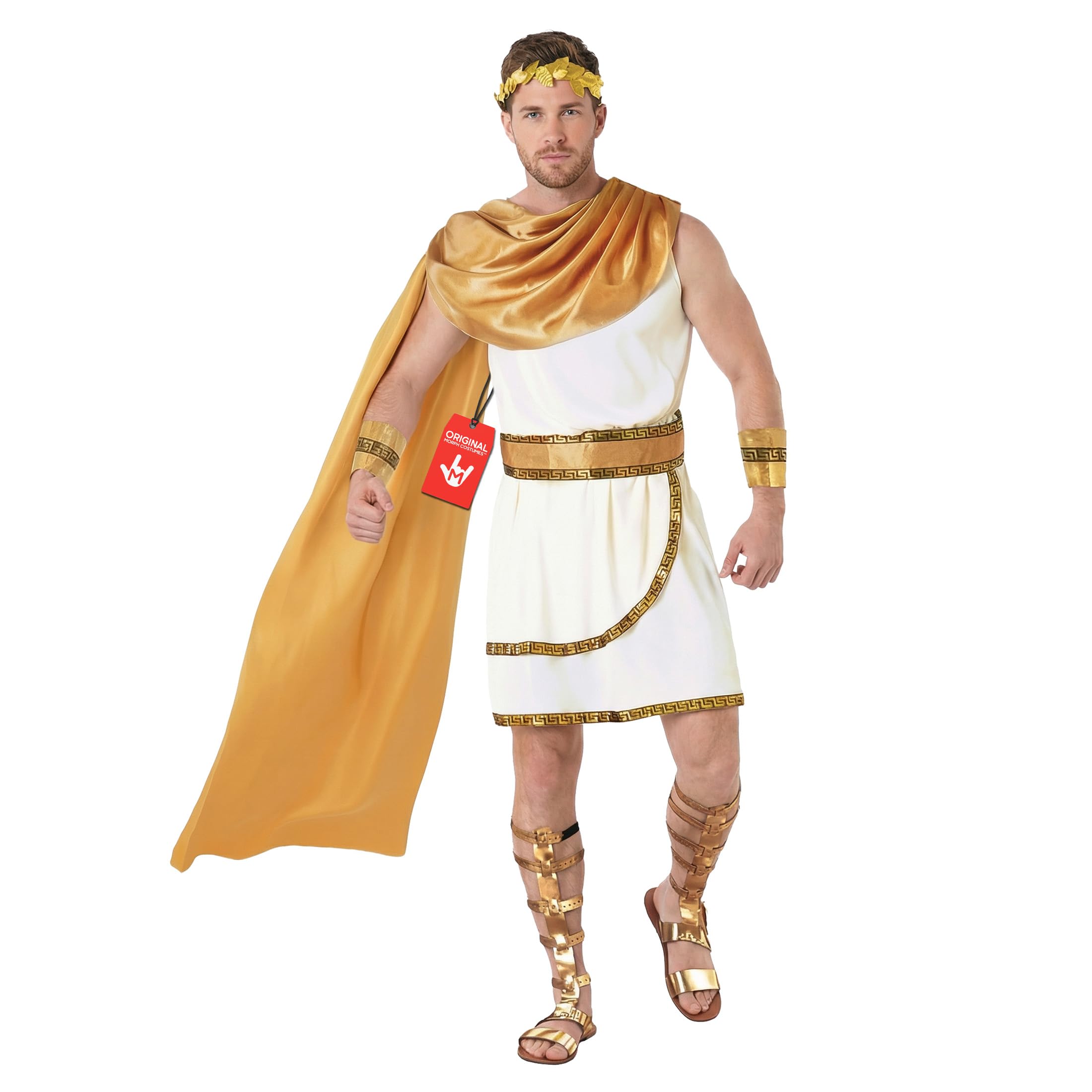 Morph Toga Costume Men Greek God Costume Men Roman Toga Greek Mythology Costumes Mens Halloween Costumes