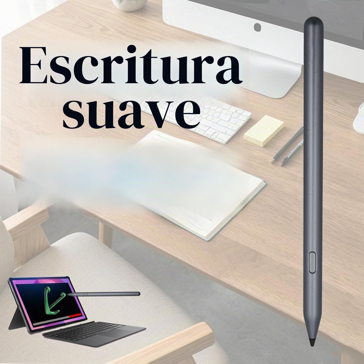 Tab Pen Plus para Lenovo Tab Pen Pro Compatible con Lenovo Idea Tab Pro/Tab P12 2025, Legion Y700 (2025)/Legion Tab 8.8 Gen 3, Yoga Tab Plus, Yoga Tab Pro12.7 Yoga Tab Plus, Yoga Tab Pro12.7, K11 Plus
