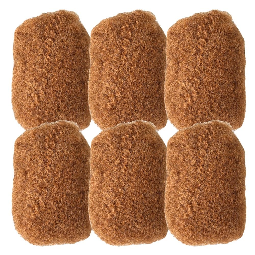 Afro Kinky Bulk Human Hair for Locs, Loc Repair, Dreadlocks Extensions, Twists and Braids Salt and Pepper 16 inch