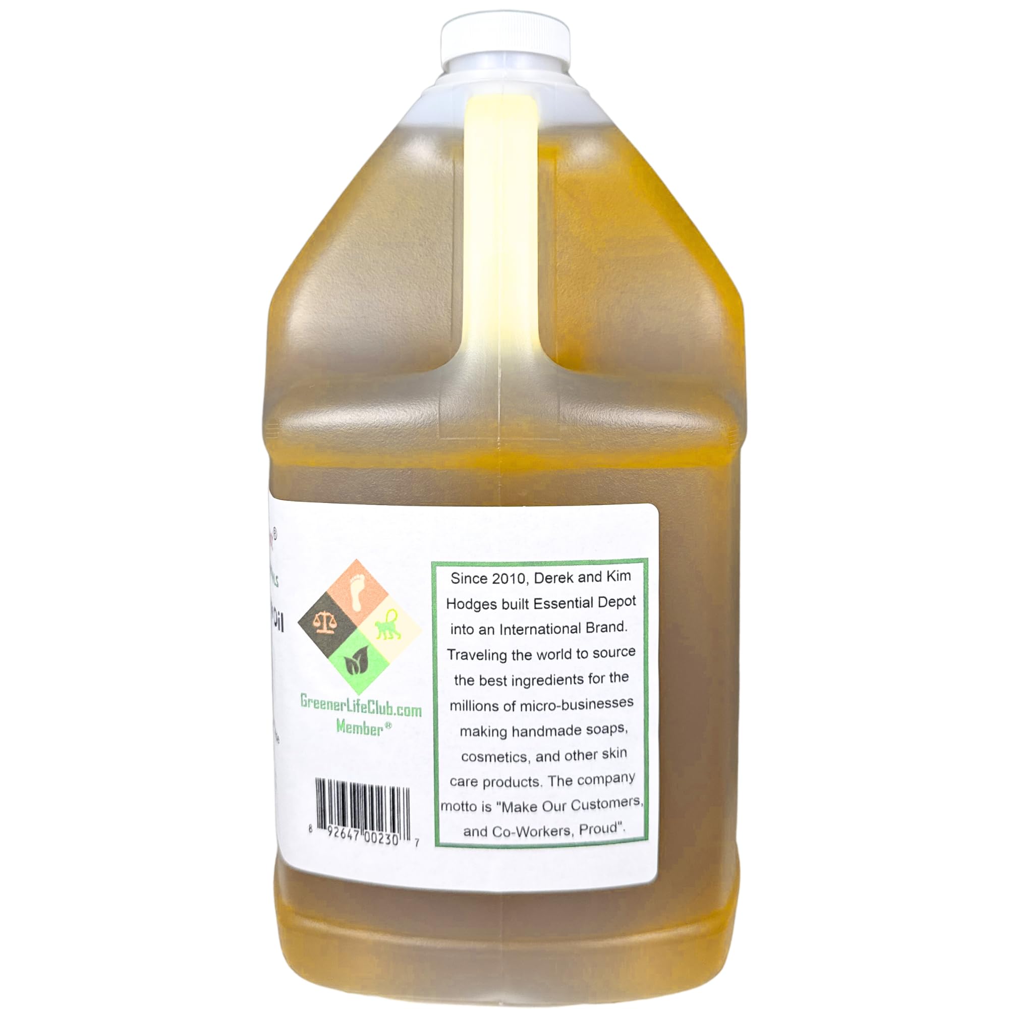 Avocado Oil - 2 x 1-Gallon 128 oz - 256 oz - safety sealed HDPE container with resealable cap - 100% Pure and Natural for Hair Skin Massage and Cooking product thumbnail 6