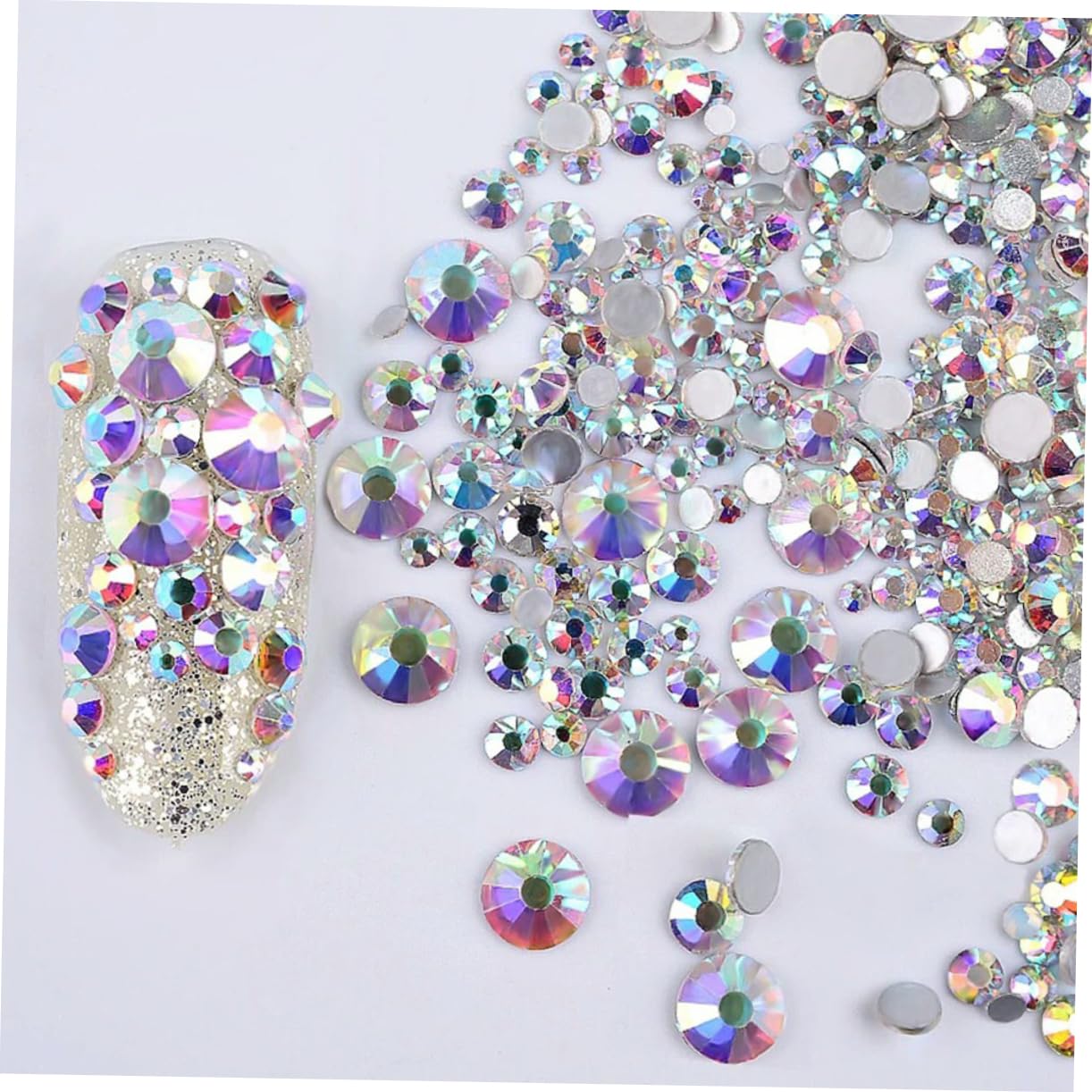 4320 pz Decorazioni in Vetro Decorazione per Nail Art Strass Decorazione per Unghie Strass per Unghie Decorazioni per Unghie per Nail Art Accessori per Unghie Strass per