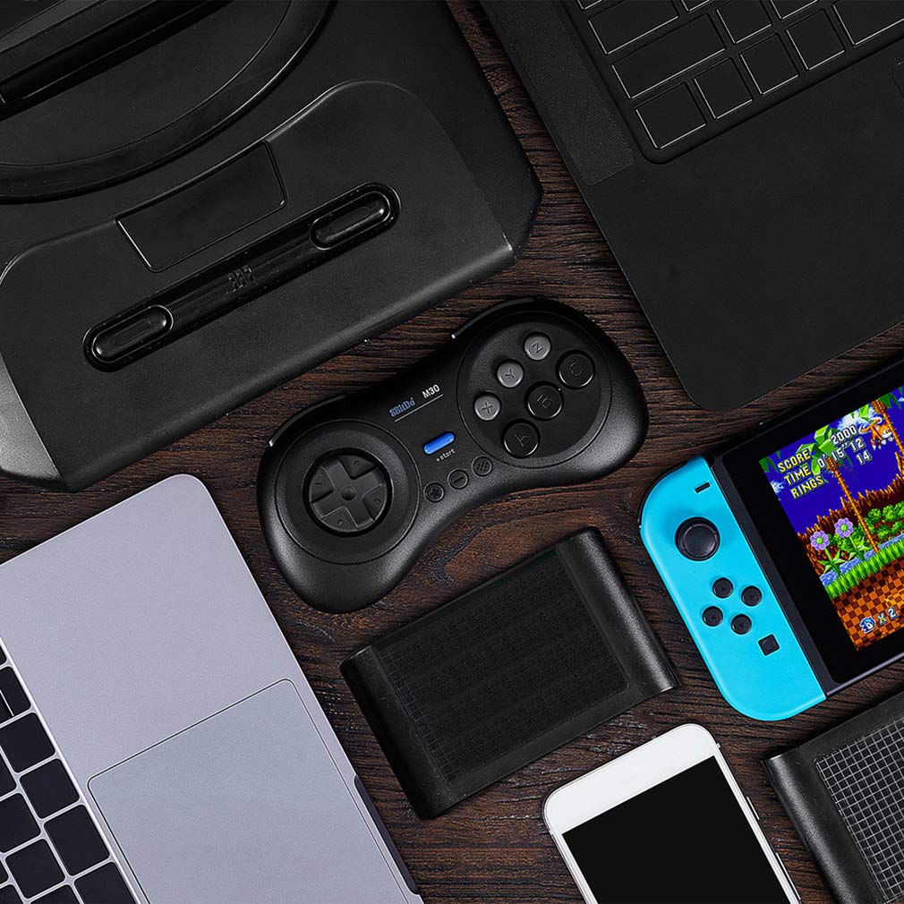 Dear, you 2.4g Manija inalámbrica, Controlador de manija de Juego Bluetooth, Support MD Game Console, conexión por Cable Cambio de inquilino de conexión PC Mac Steam Juego