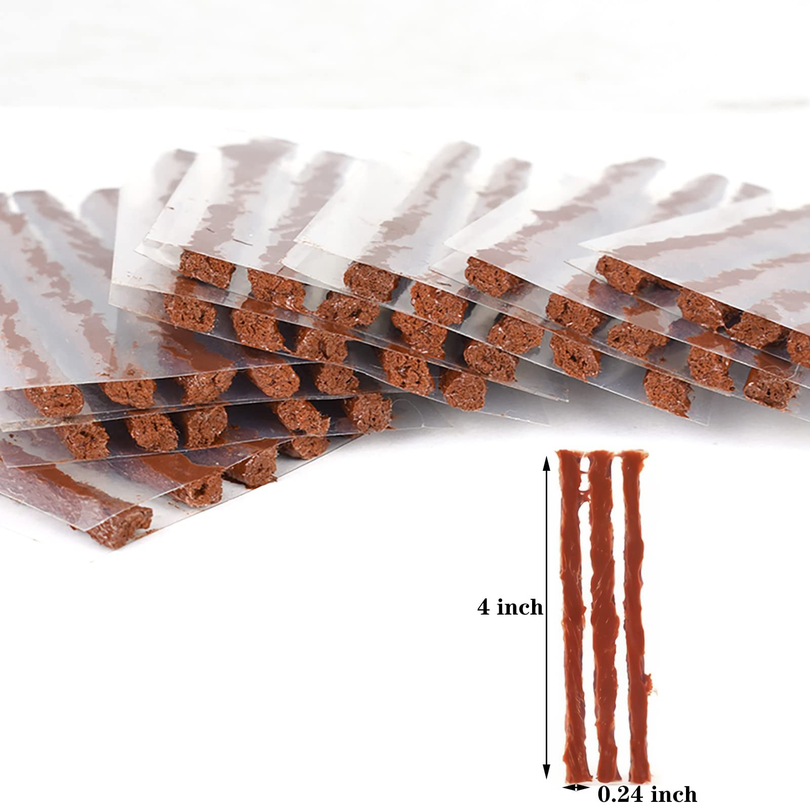 60-Piece Car Tire Plug Repair Kit - Rubber Sealing Strings For Flat Tire Puncture Fix 10 thumbnail image