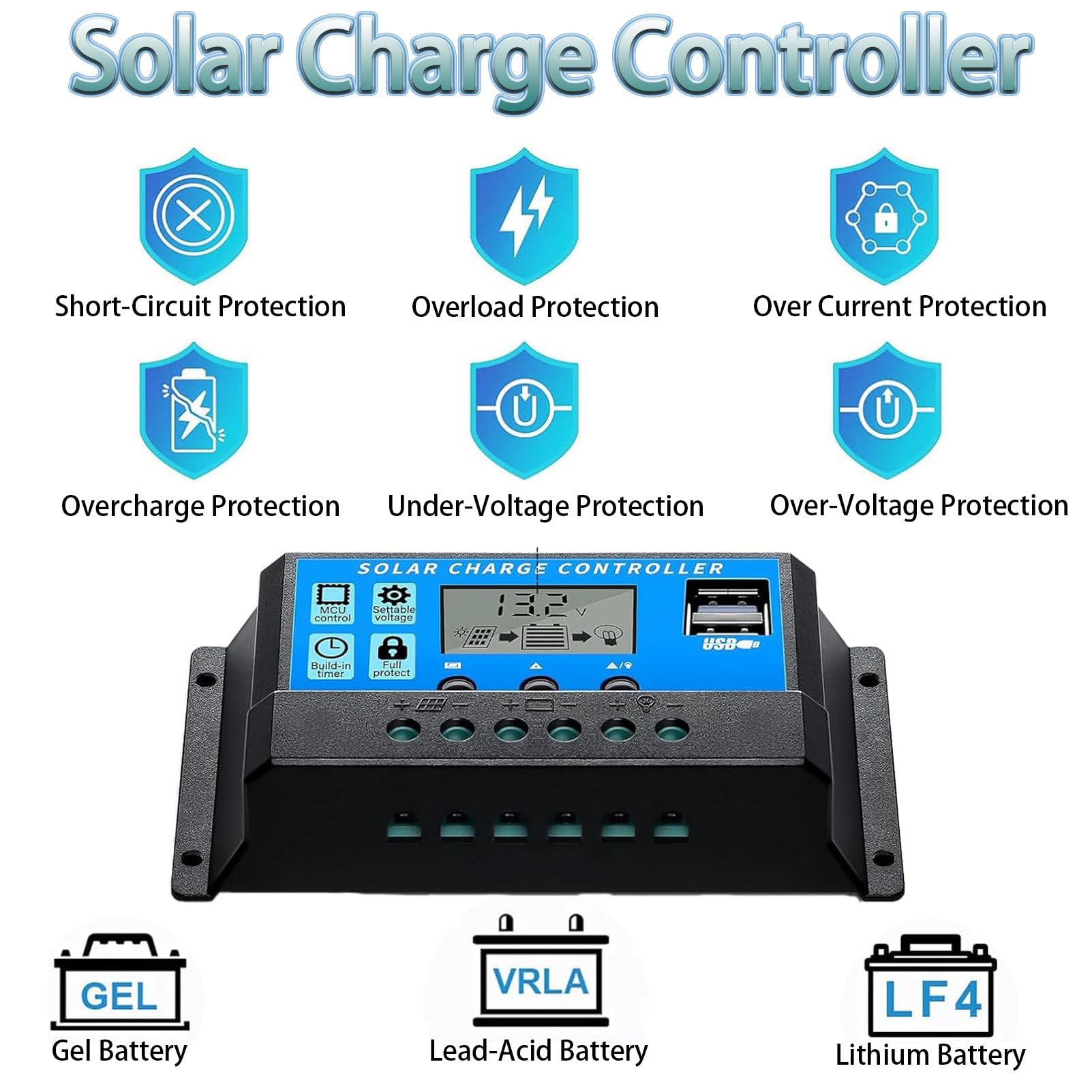 Pannello Solare, Pannello Solare Flessibile Kit, 400w, con 20a Regolatore Solare, Impermeabile IP68, per Camper,Roulotte,Barca E Batteria di Ricarica. 4×200w