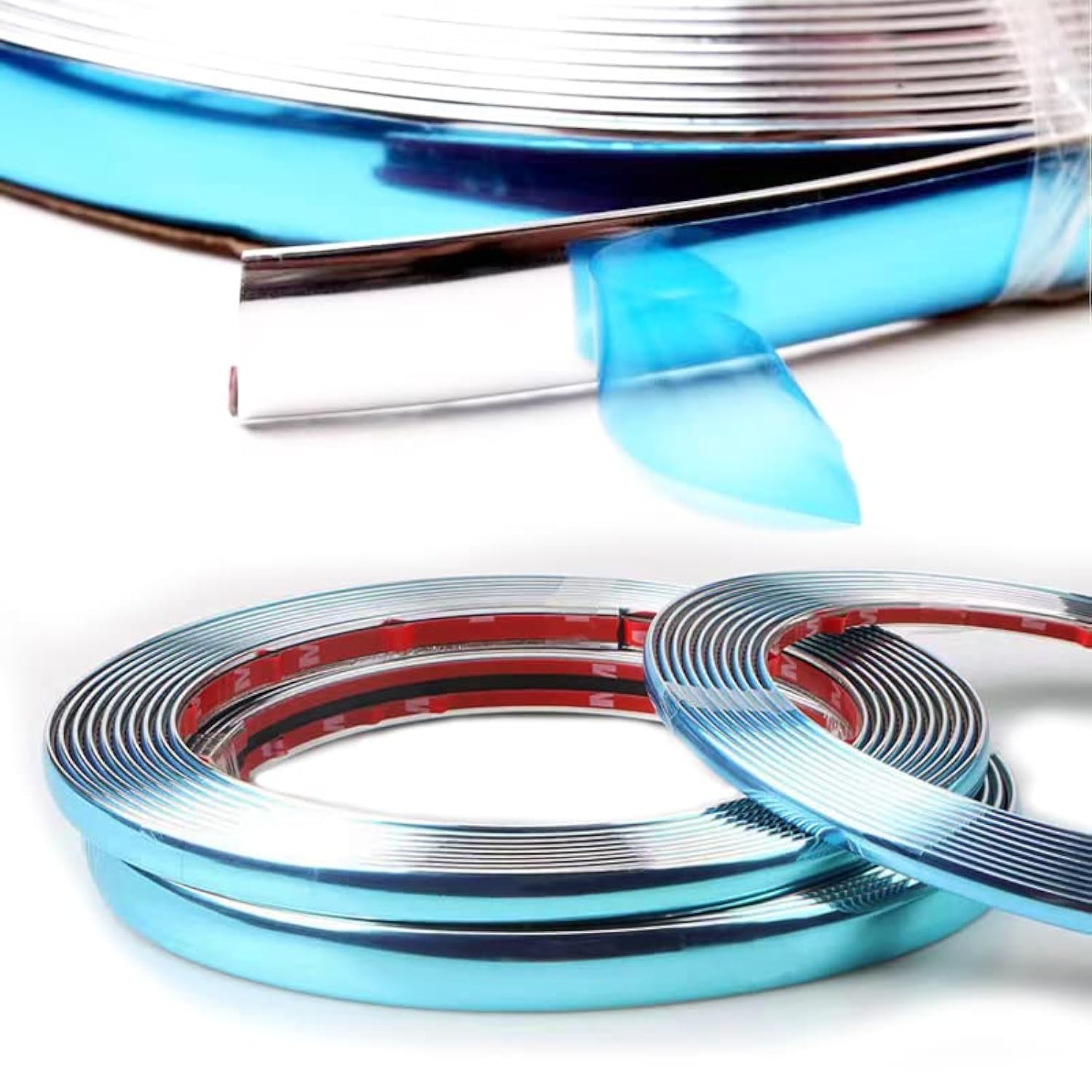 Shine & Bright Auto 24ft Chrome Trim 12mm
