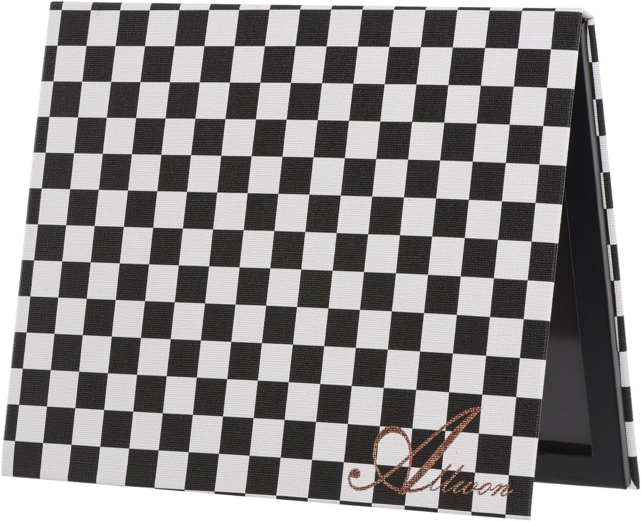 Allwon Extra Large Magnetic Palette Checkered Black Empty Makeup Palette for Eyeshadow Lipstick Blush Powder