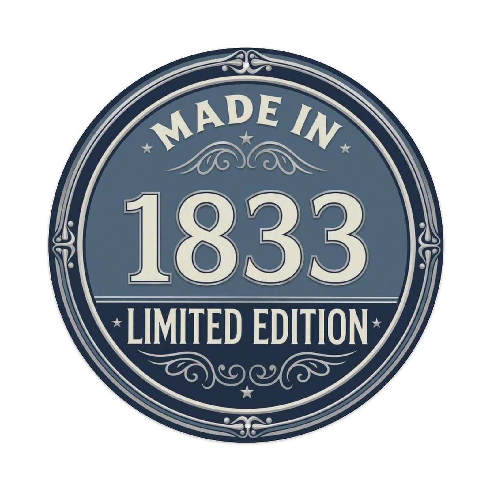 Okahys 8X8inch(20X20cm) Made In 1833 Limited Edition Metal Tin Sign