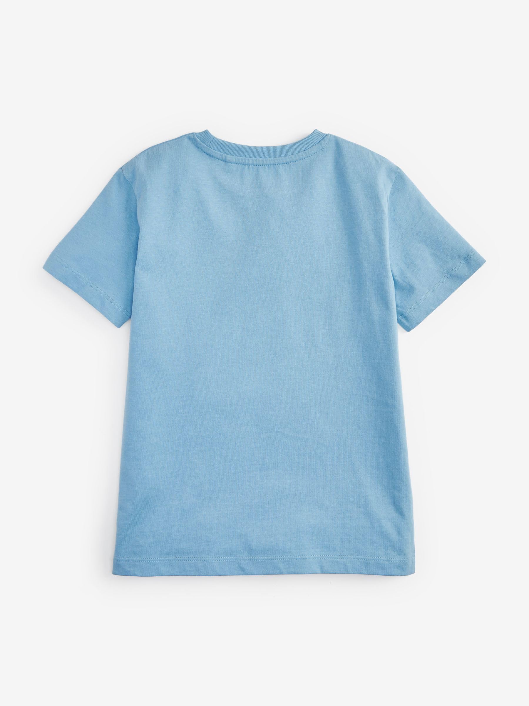 NEXT Niños Pack de 4 Camisetas de Manga Corta con Bordado de Ciervo