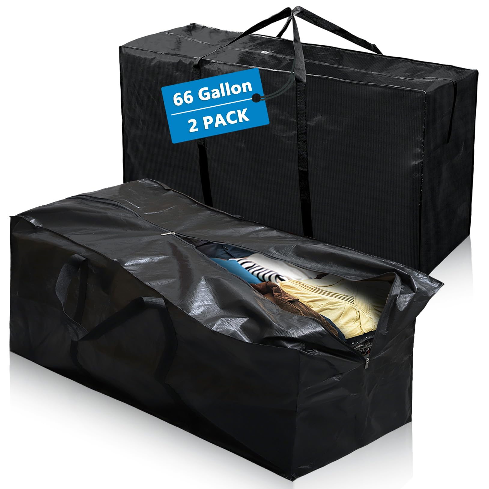 Amazon.com: Elsjoy 2 Pack 66 Gallon Extra Large Moving Bags, 45 x