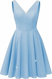 short light blue dress
