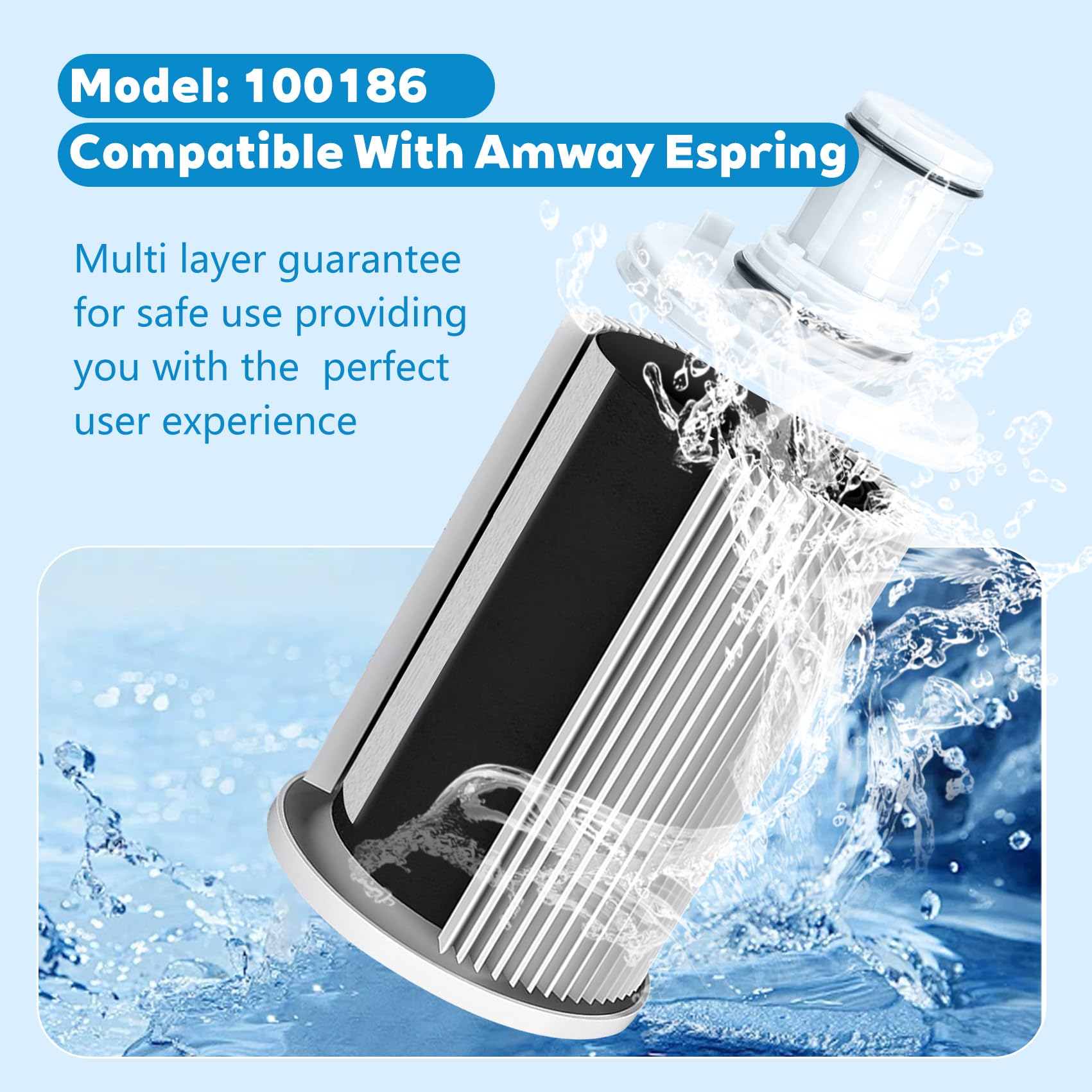 新品同様 Amway 100185HK 100186 eSpring 浄水器 浄水機 卓上型 未使用
