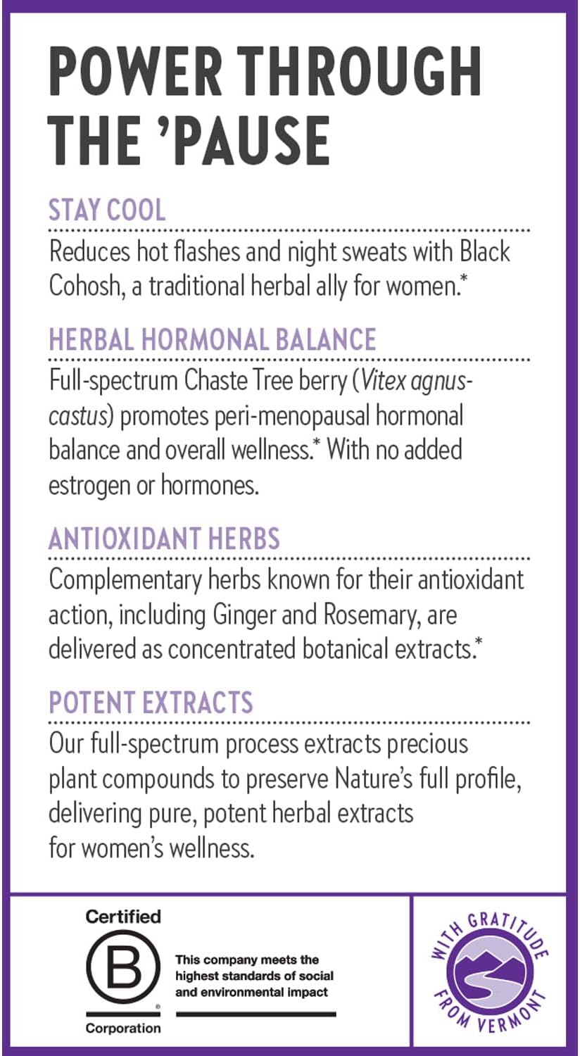 New Chapter Menopause Supplement - Estrotone Herbal Hormone Balance for Women in Perimenopause, with Black Cohosh for Hot Flash Relief & to Reduce Night Sweats + Vitex, No Added Hormones - 60 ct - Image 9