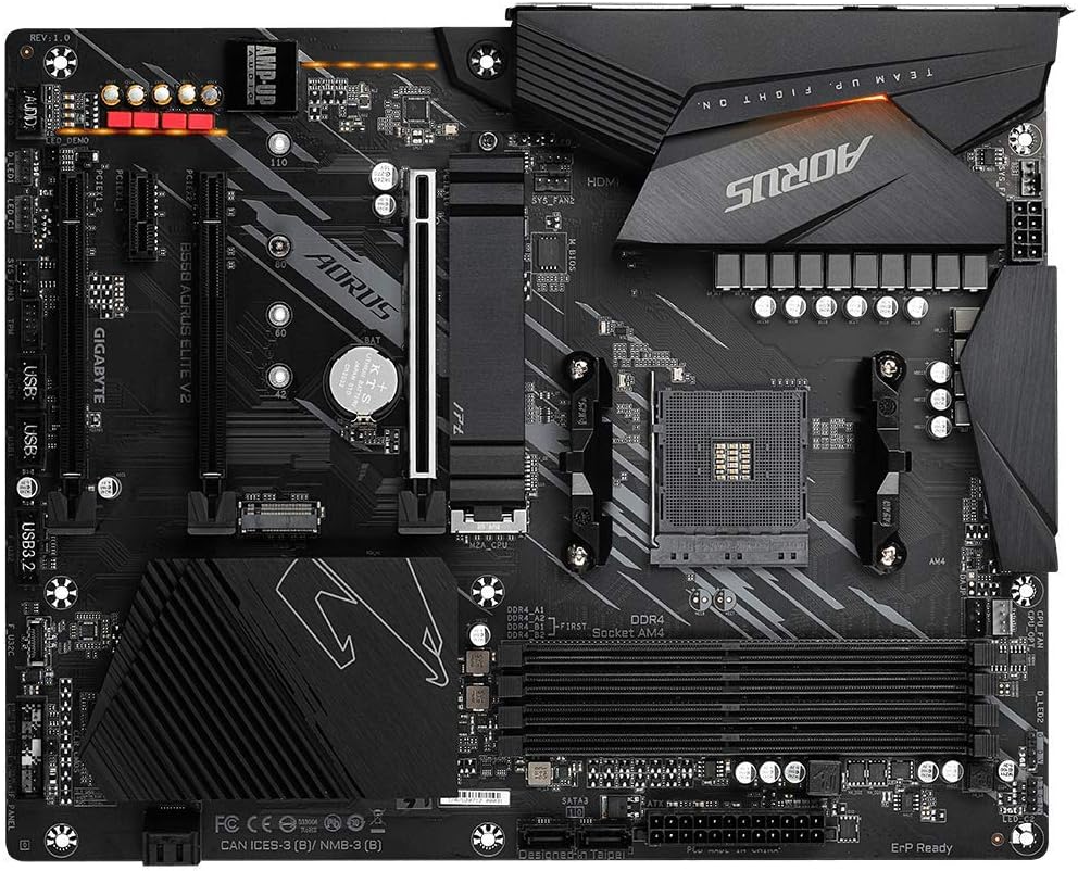 Gigabyte B550 AORUS Elite V2 (AMD Ryzen 5000/B550/ATX/PCIe4.0/DDR4/USB3.2 Gen 1/Realtek ALC1200/M.2/2.5 GbE LAN/HDMI/DP/Gaming scheda madre) Gigabyte B550 AORUS Elite V2 (AMD Ryzen 5000/B550/ATX/PCIe4.0/DDR4/USB3.2 Gen 1/Realtek ALC1200/M.2/2.5 GbE LAN/HDMI/DP/Gaming scheda madre)