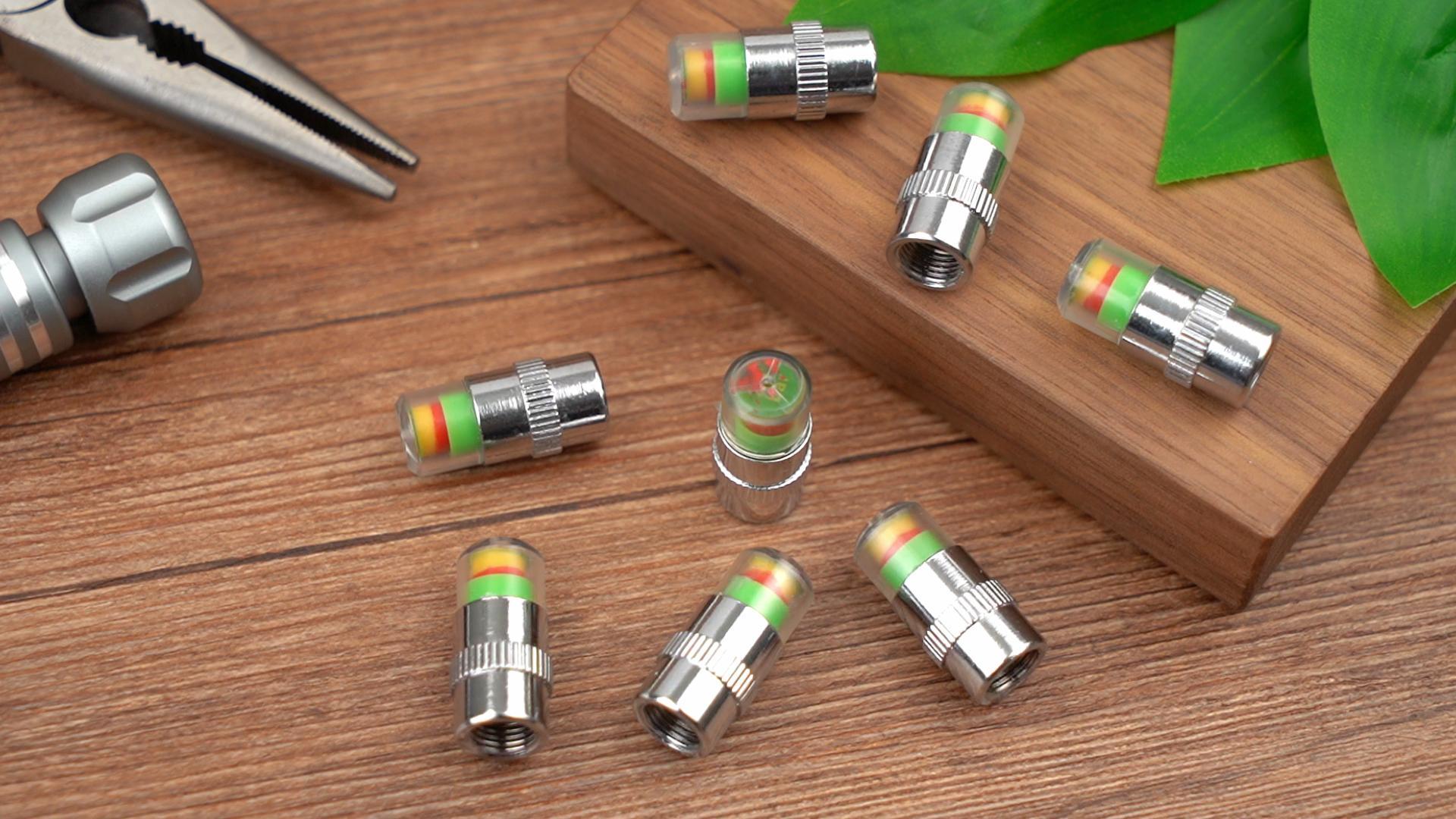 Watch PAGOW 12Pcs 2.2Bar 32PSI Car Tire Pressure Monitor Valve Stem ...