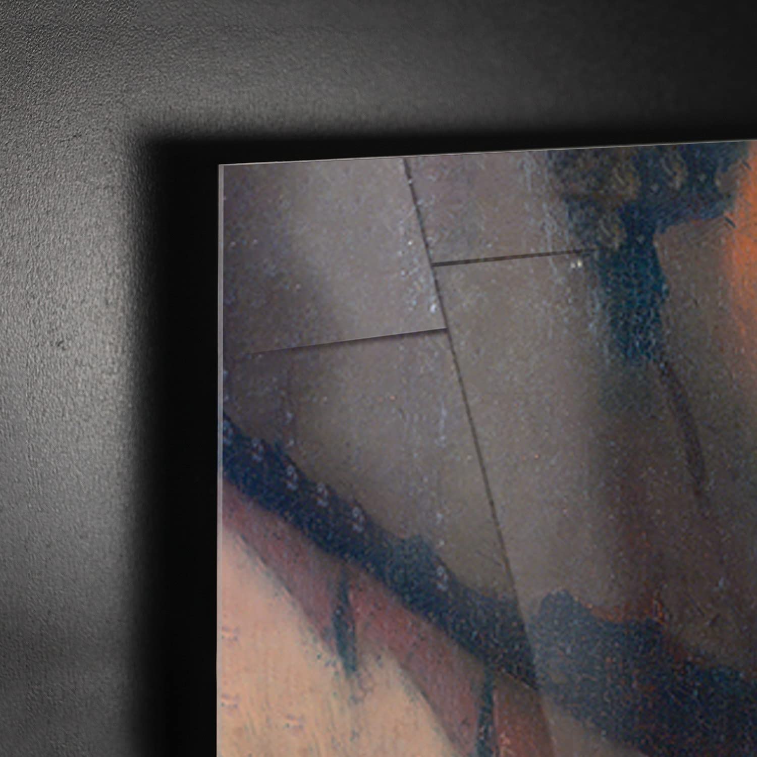 Giallobus - Pinturas - Jan Vermeer - Chica con la Flauta - Vidrio acrílico plexi - 100x100 - Listo para Colgar - Cuadros Modernos para el hogar