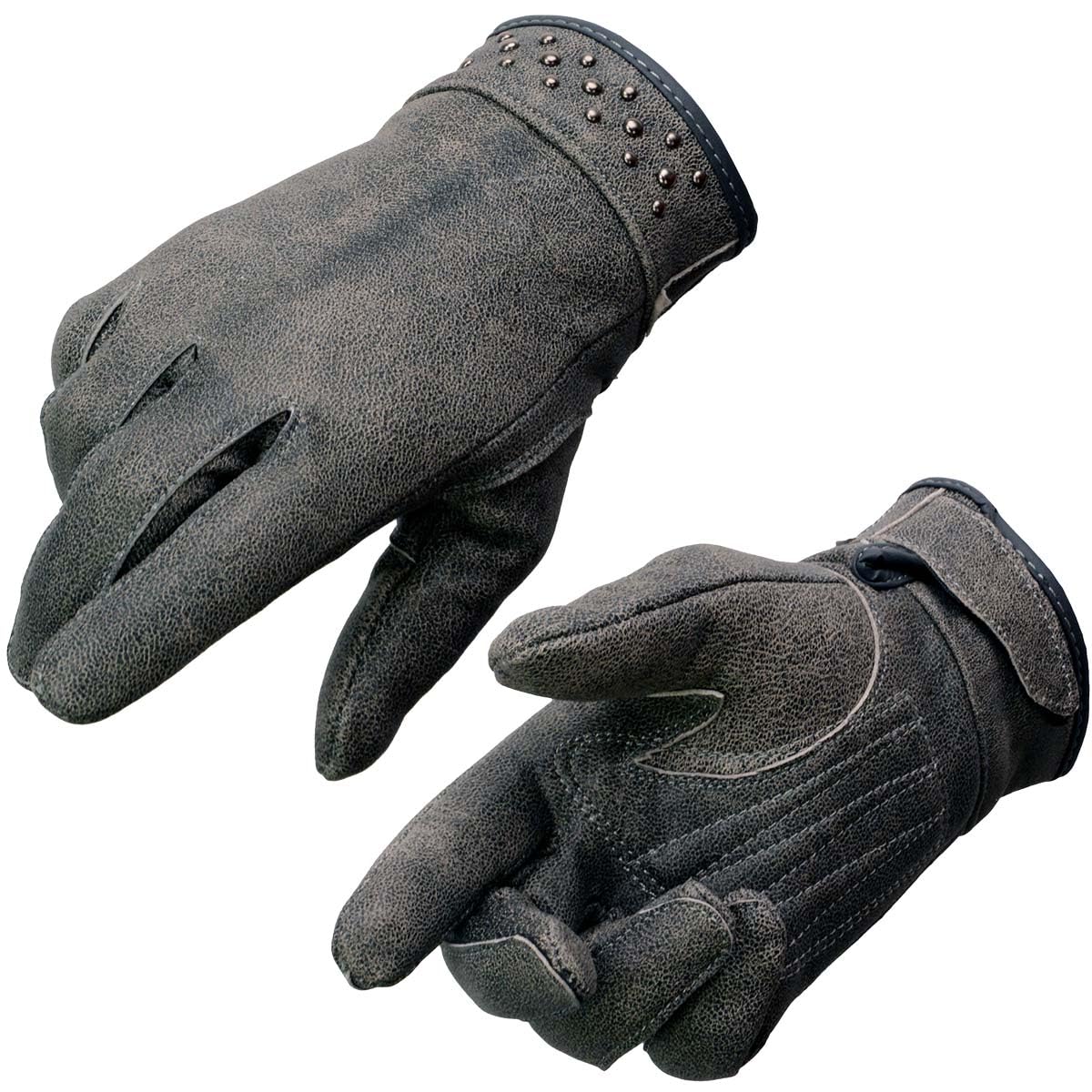 Milwaukee Leather Women's Leather Lightweight Motorcycle Lined Driving Hand Gloves