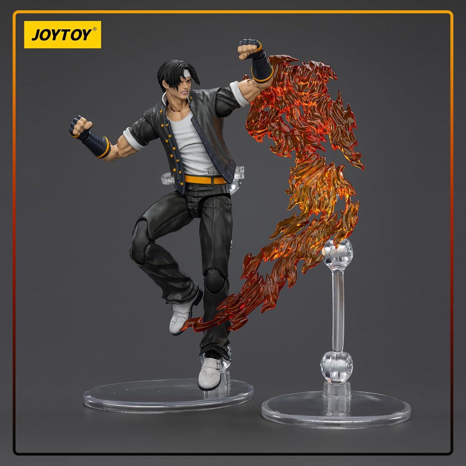 JOYTOY SNK KOF 98UM Hero Team Kyo Kusanagi 1/18 Action Figure Collect and Display Model