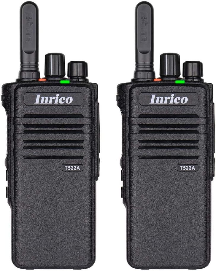 Two Inrico T522A 4G/LTE Network Radios