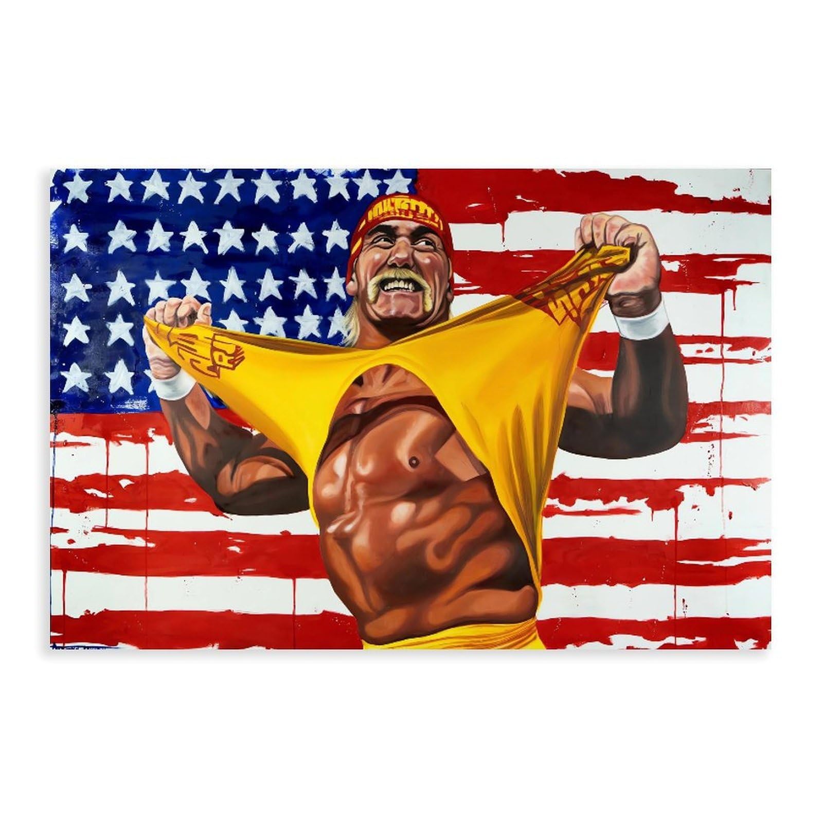 Hulk Hogan Canvas Art Review: Bold Retro Interior Decor