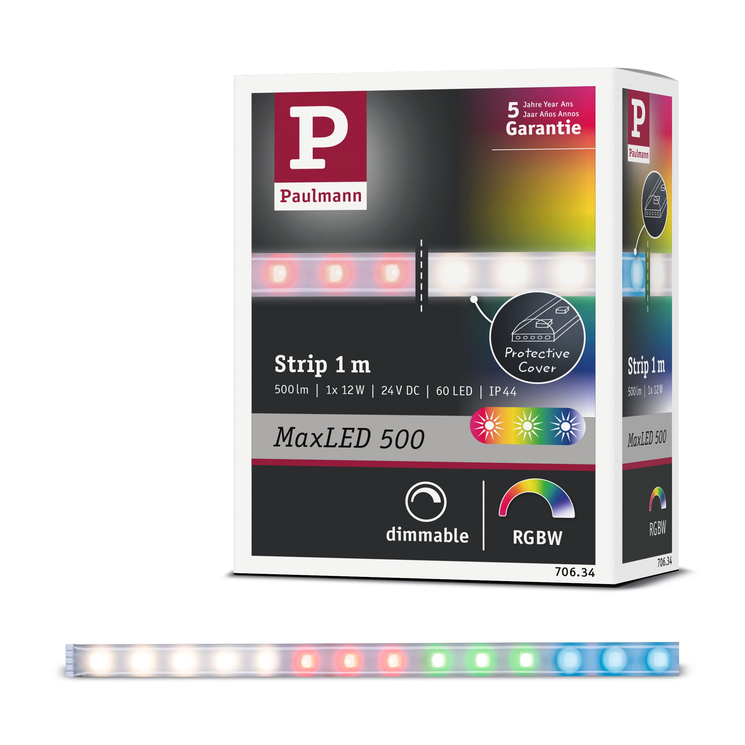 Paulmann MaxLED RGBW Strip beschichtet 1m 12W mit Farbwechselfunktion