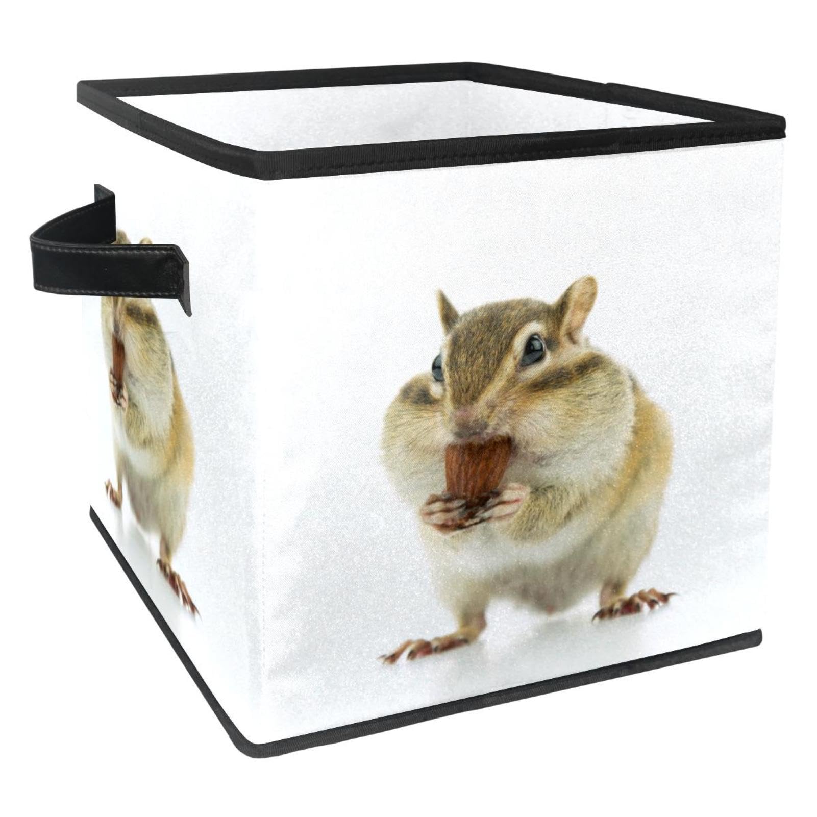 Boîte de rangement pour jouets et placard enfant | Bac pliable hamster mignon